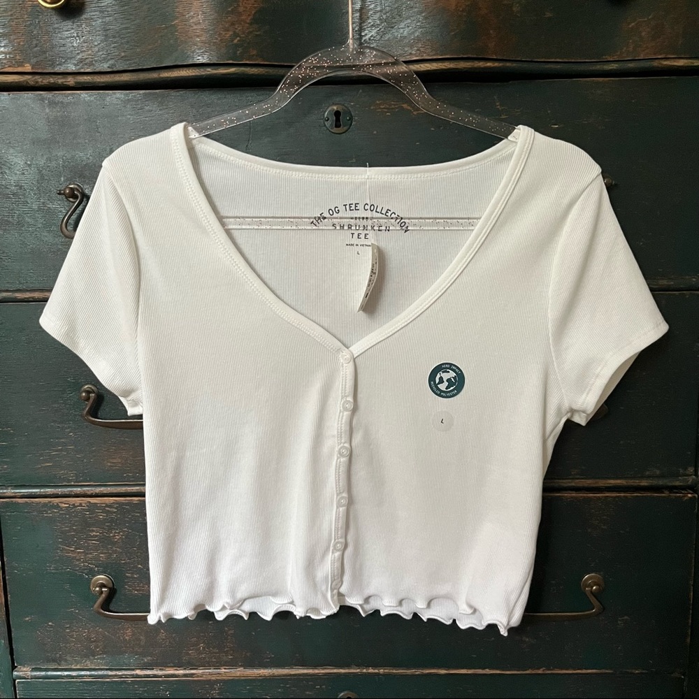 White Crop Top